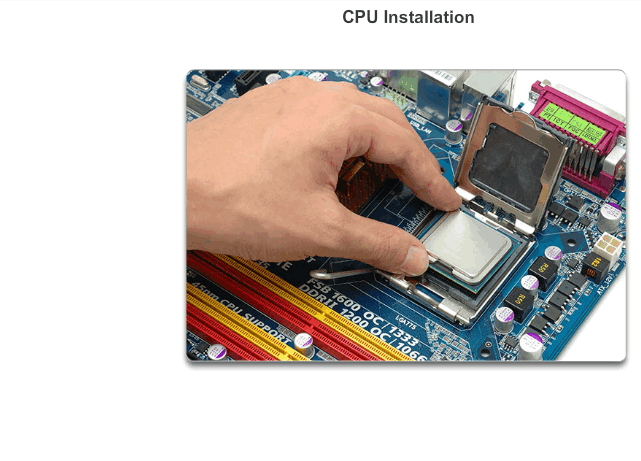 CPU beépítése